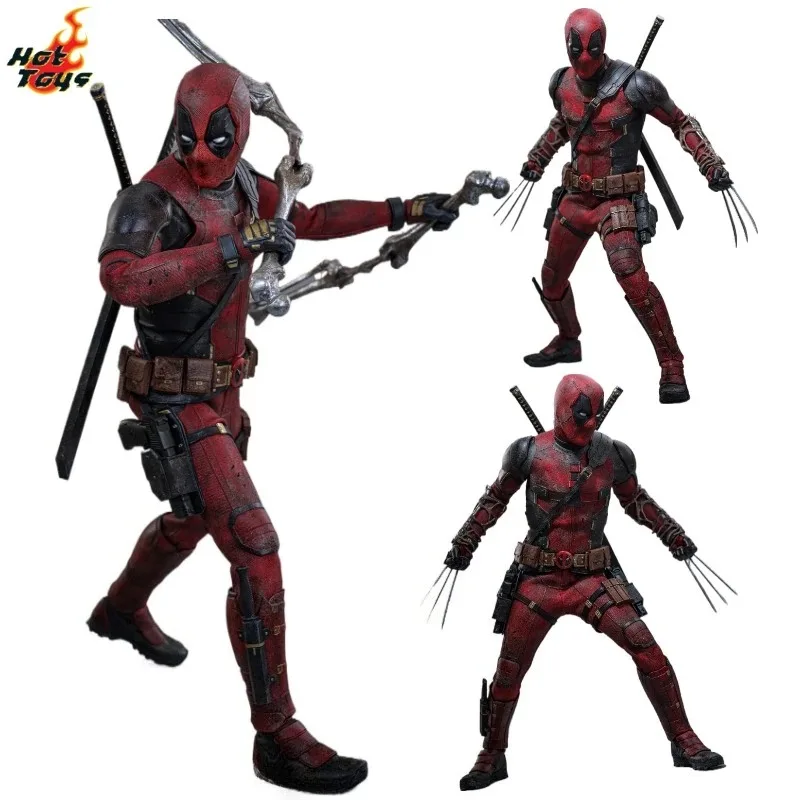 

Новые оригинальные горячие игрушки Marvel Deadpool Wolverine MMS782, версия Battle Damage, экшн-фигурки, коллекция подарков