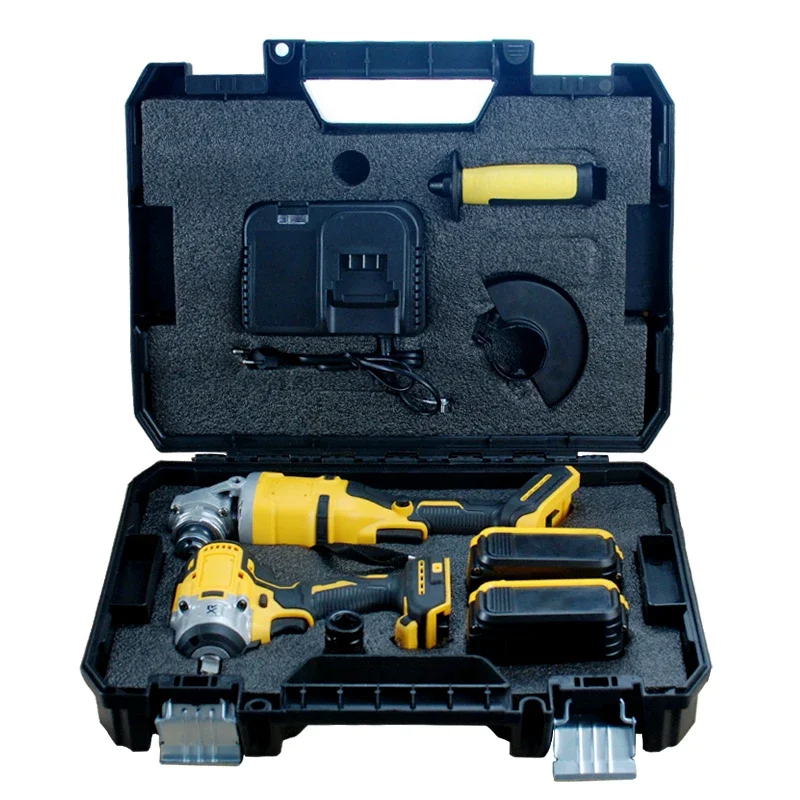 

Handheld high torque wrench 350N.m impact cordless wrench power wrench electric battery angle grinder mini grinder power tools