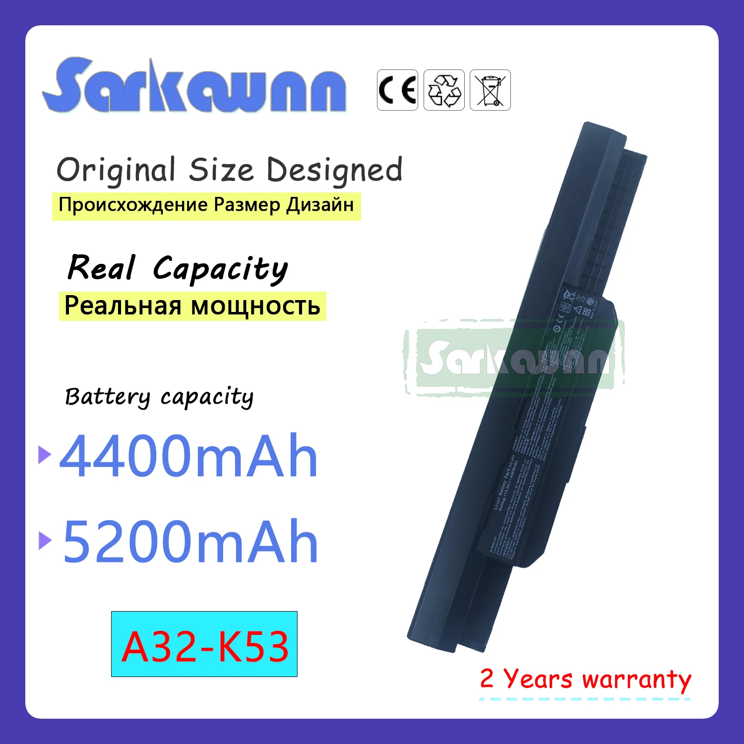 SARKAWNN asus k53 battery For ASUS A43 A43B A43BY A43E A43F A43J A43JA A43JB A43JC A43JE A43JF  A43JG A43JH A43JN A43JP A43JQ