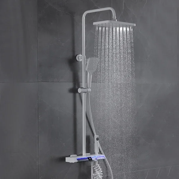 Shower Sets and Faucets Bath Shower Mixer Brass Rainfall Smart Digital Shower Set