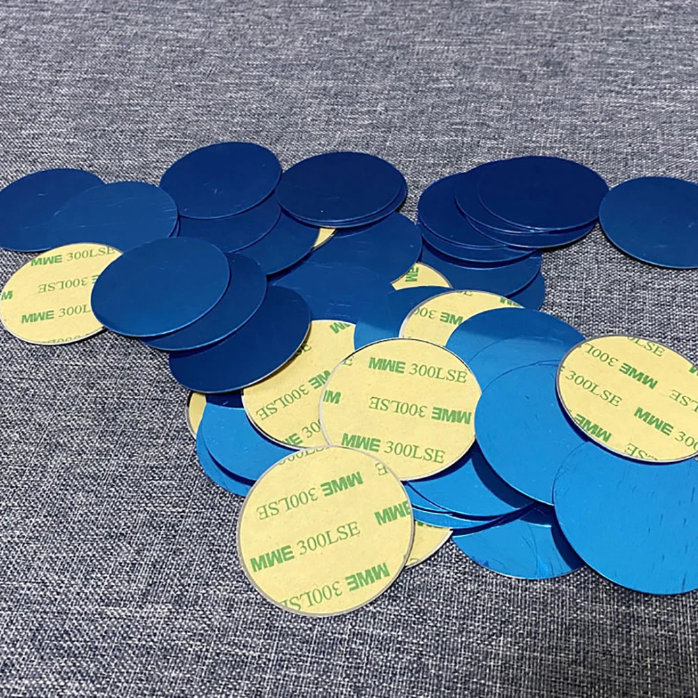 10Pcs Metal Plate Disk Iron Sheet For Magnet Mobile Phone Holder For Magnetic Car Phone Stand Holde 20/25/30/35/40/45/50mm