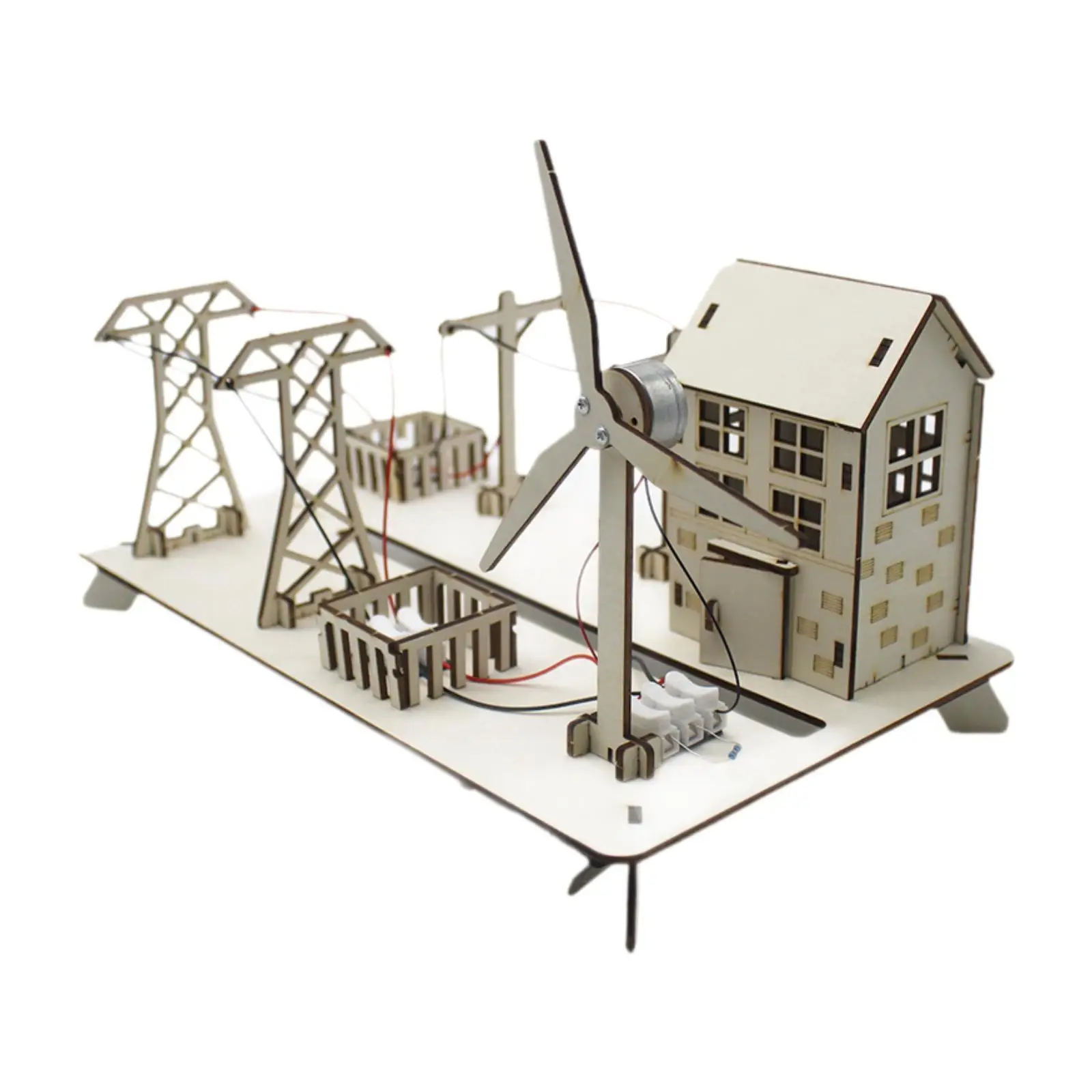 مجموعة العلوم للأطفال، مجموعة التجارب العلمية DIY، نموذج توربينات الرياح، للأطفال