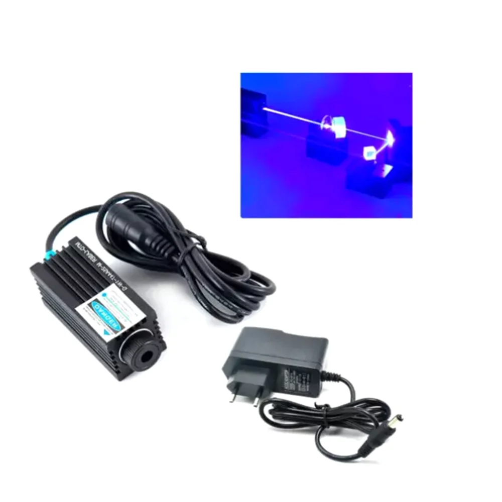 

Adjustable 450nm 1000mw 1W Blue Dot Laser Engraving Laser Diode Module 25*60mm