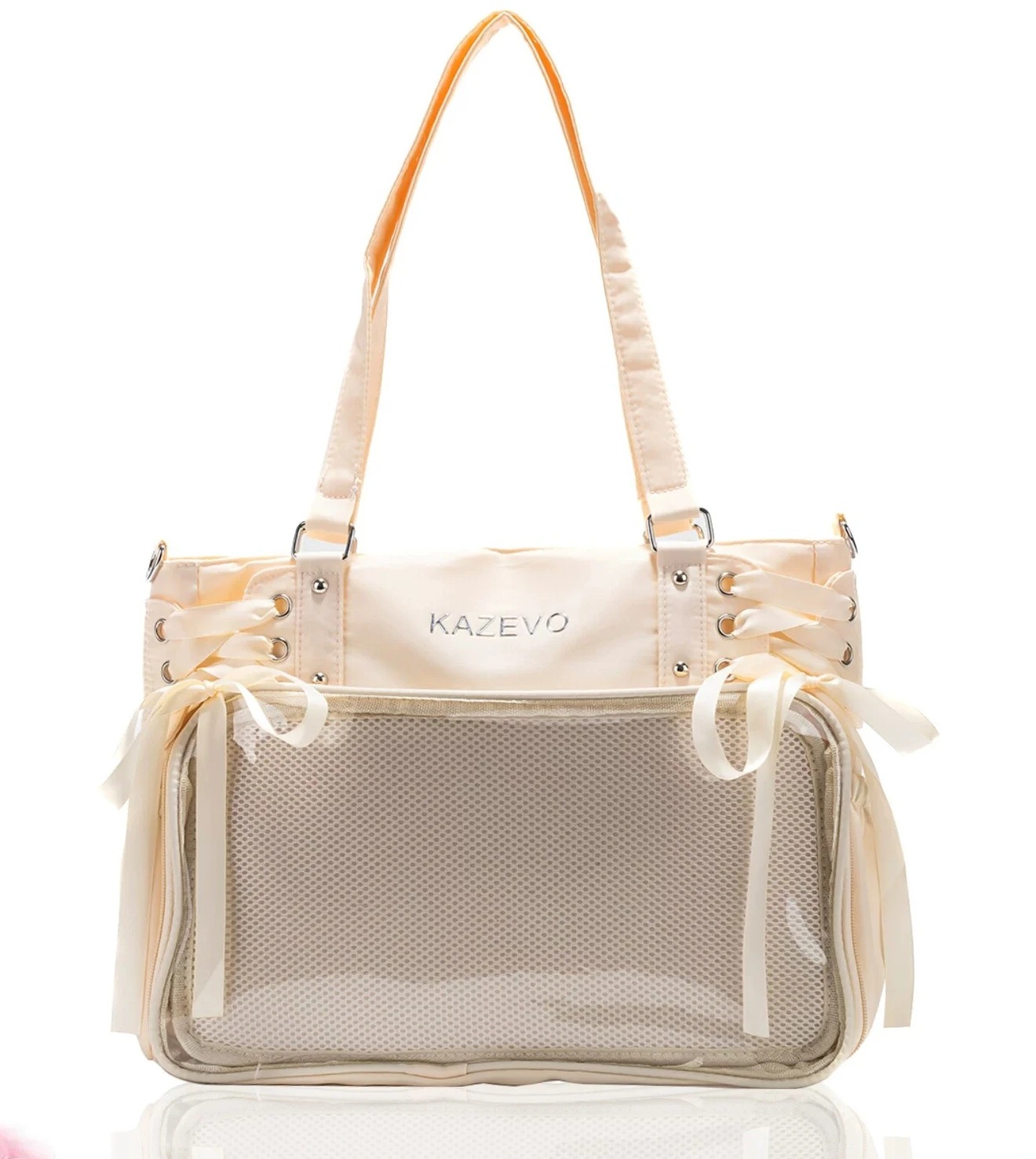 Japanese Original Ribbon Bow Shoulder Bag Women's Daily Commuting Large-capacity Shoulder Messenger Bag Sweet Comics Lta Bags