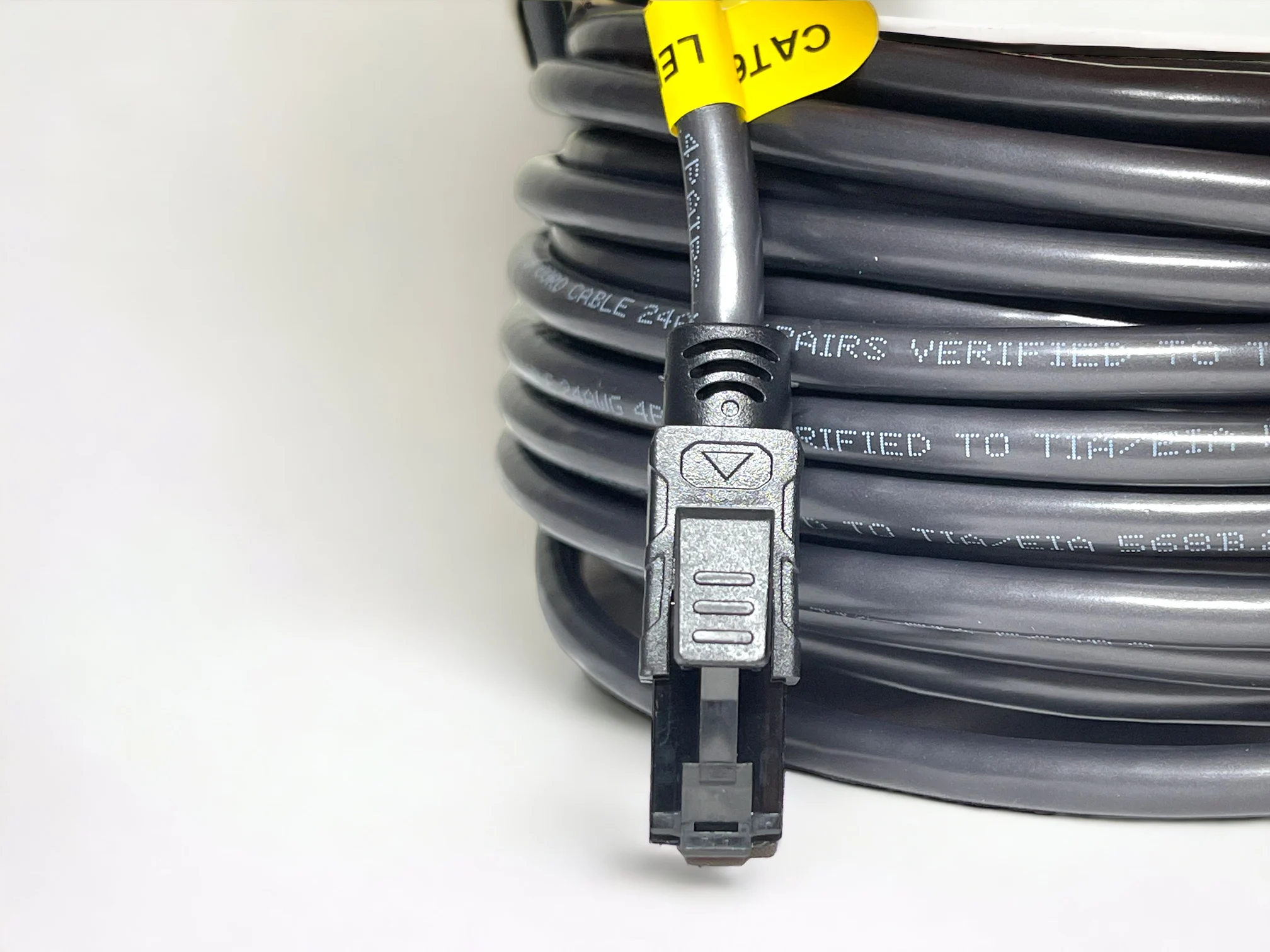 100m High Quality 24AWG Ultra Soft CAT6 Gigabit Oxygen-free Copper Round Cable Engineering Ethernet Cables For LED Screen TV 3D