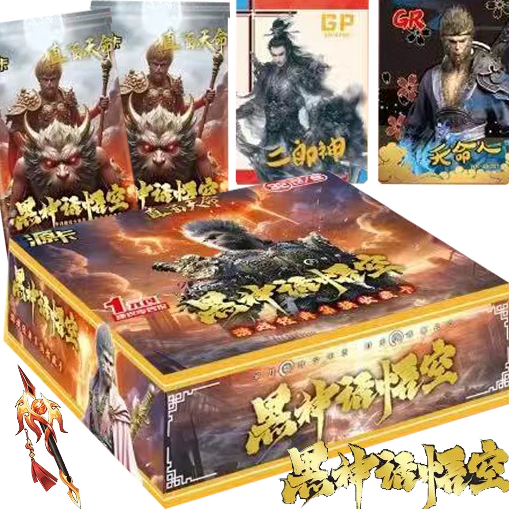 New Game Black Myth: Wukong Collection Card Classic Themed Characters Monkey Sun Erlang God Exquisite Ink Wash Style Card Gifts