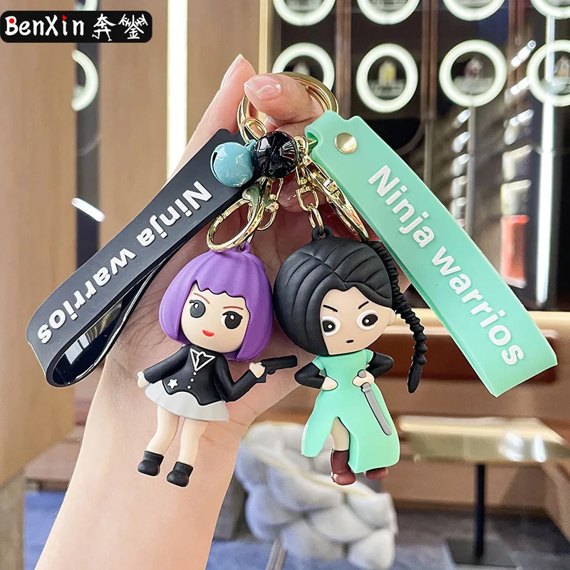 미니소 키체인 펜던트, 독창적인 3D 피규어 키링