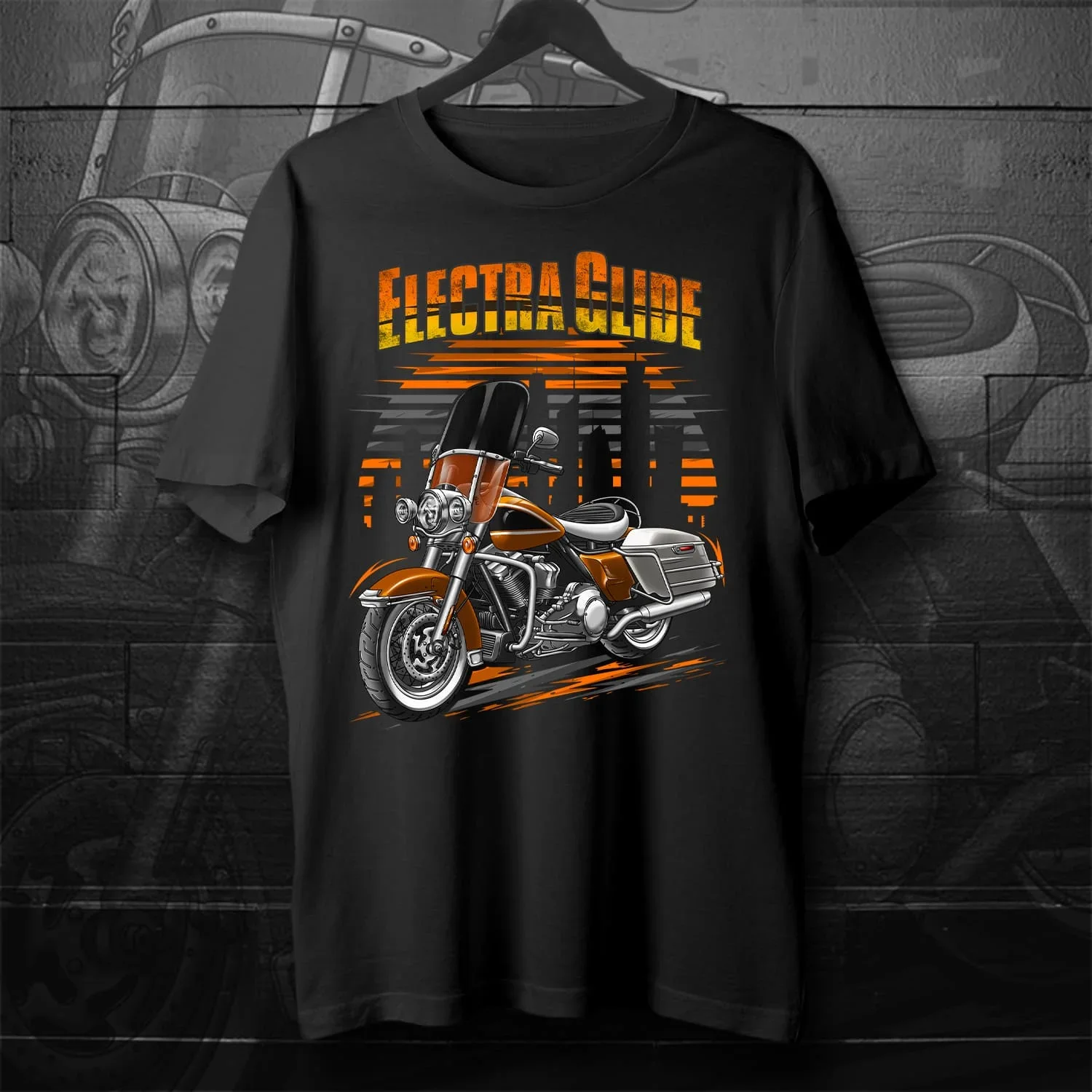 2023 Models USA H-D Electra Glide Highway King Motorcycle T-Shirt New 100% Cotton O-Neck Short Sleeve Summer Casual Mens T-shirt