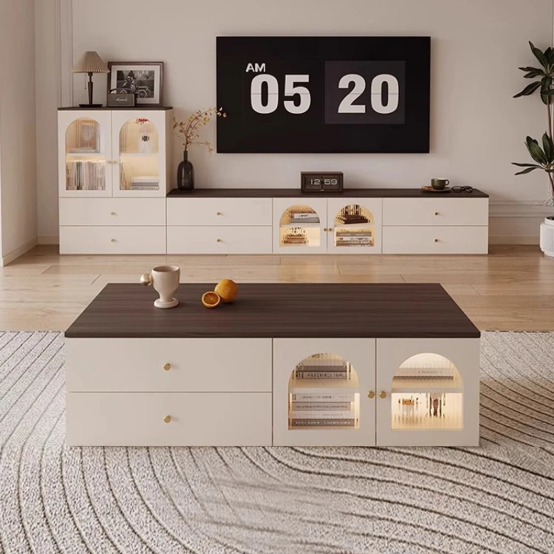 مقابض عمودية حامل تلفاز خزانة منظم أدراج تصميم حامل تلفاز أرضي إسكندنافي أبيض موبليس بارا الحجار ملحقات المنزل #1