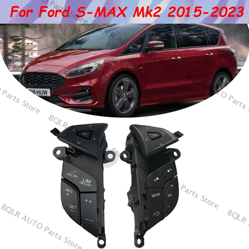 

Для Ford Edge MK2 2016-2024 переключатель на руле, кнопка круиз-переключателя, регулятор громкости OE: DG9T-9E740