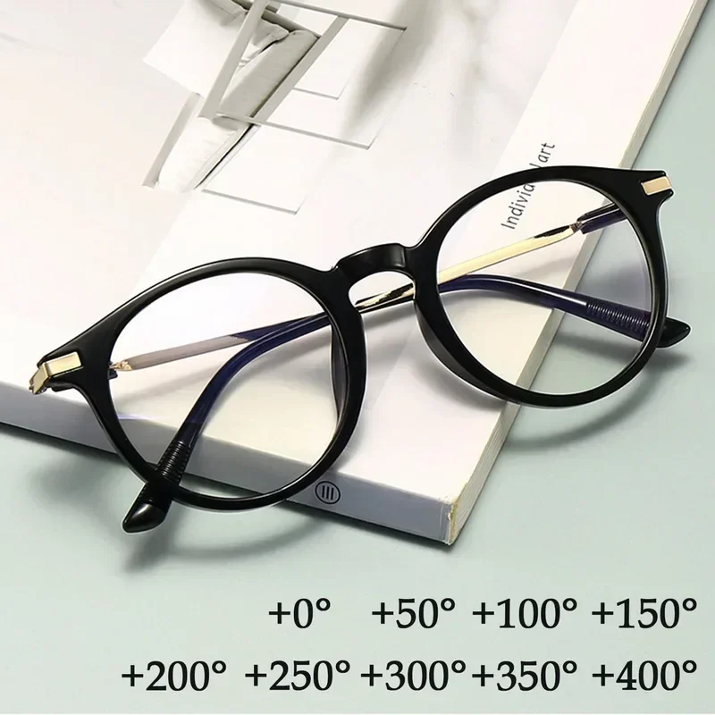 Fashion Anti Blue Light Glasses Reading Glasses Presbyopic Eyeglasses Vision +0.00~+4.00 Elderly Mobile Phone Presbyopic Glasses