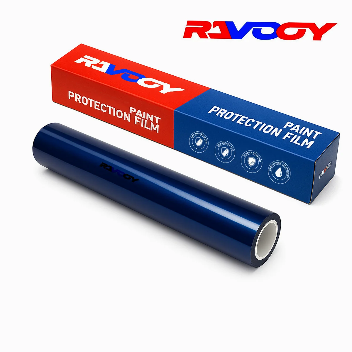

High Quality Glossy Metallic Deep Blue Vinyl Wrap Film Self-Adhesive Auto Tuning Motorcycle Stickers Durable Foil