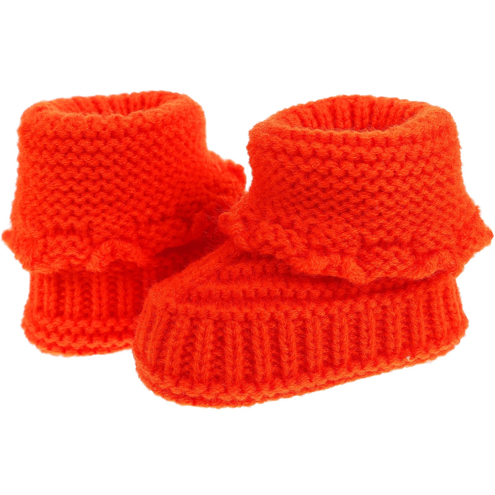 

1Pair Yarn Crochet Shoes Handmade Knitted Booties Newborn Infant Warm Winter Footwear Baby Crochet Shoes