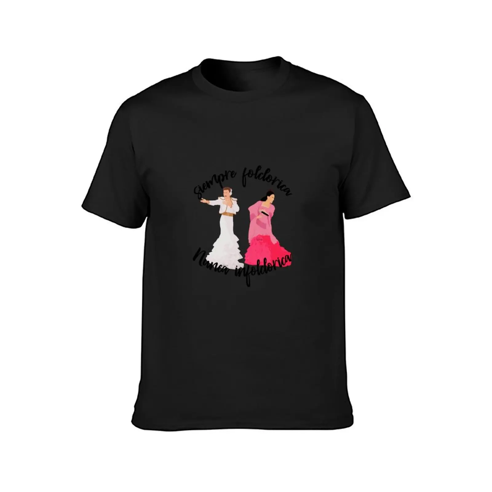 Siempre folclorica, nunca infolclorica T-Shirt anime clothes cute tops mens t shirts casual stylish