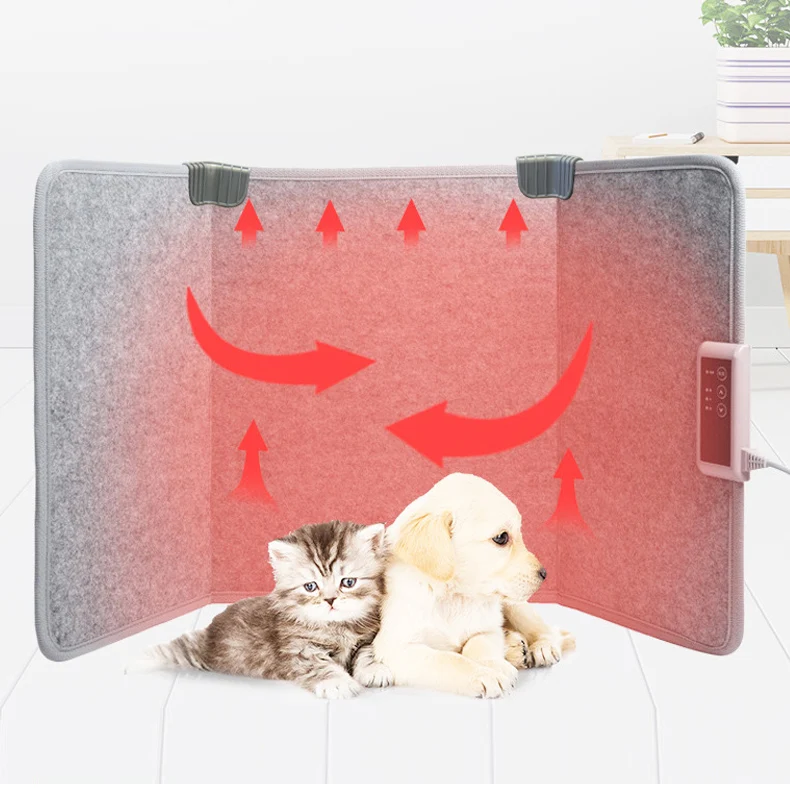 맞춤형 겨울 쿠션 접이식 발 히터, 전기 온열 3 피스 스테레오 난방 발 워머 패드, 새로운 디자인