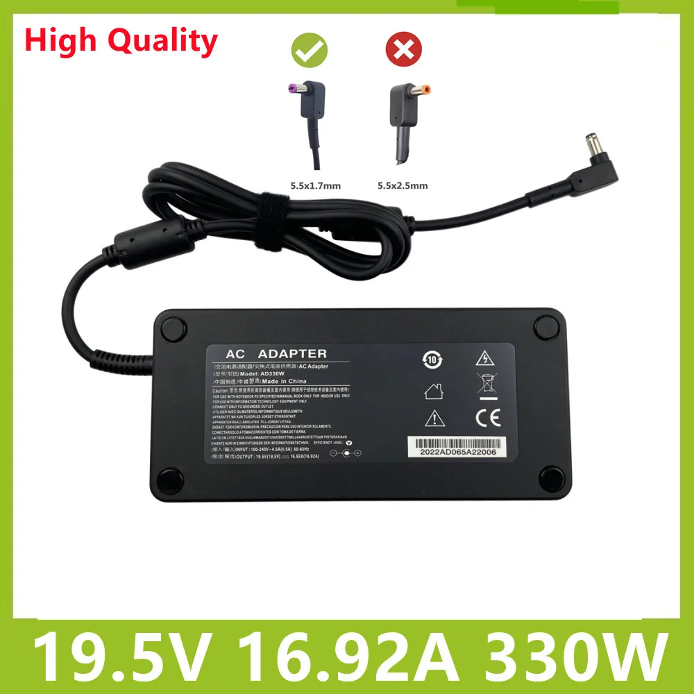 

330W 19.5V 16.92A A20-330P1A AC Adapter For Acer Predator Helios 300 PH317-55-79AM PH315-54 PH517-52-94RQ Gaming Laptop Charger