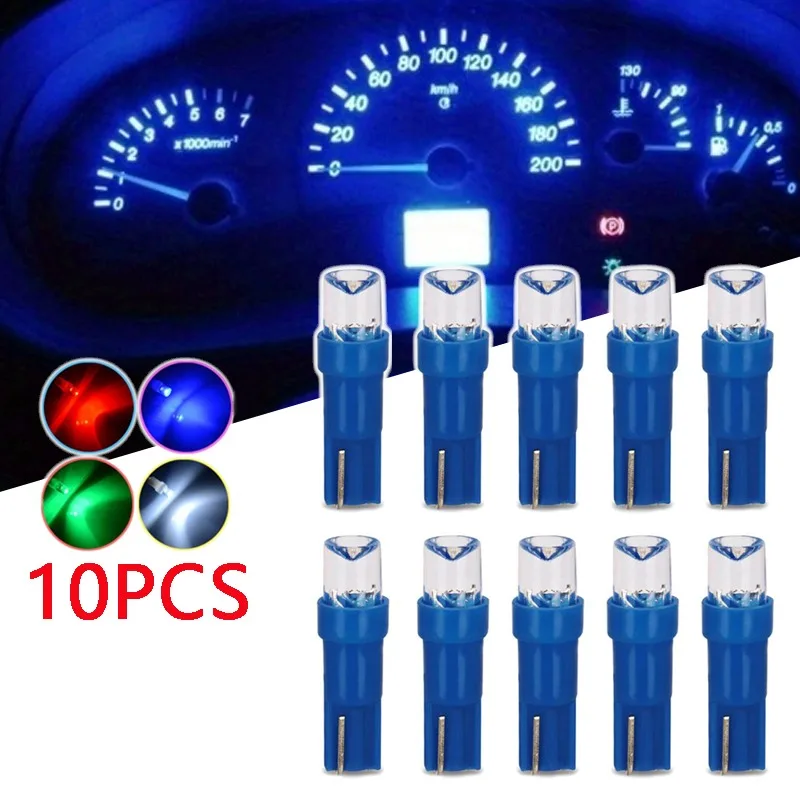 

10Pcs/Set T5 LED Car Dash Dashboard Lights