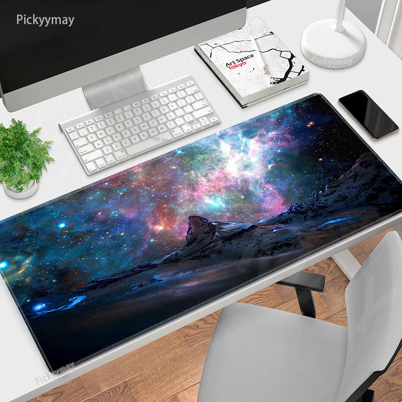 パープルスタースペース大型マウスパッド 100 × 50 セ - Tradescantia Purple のレビューと価格