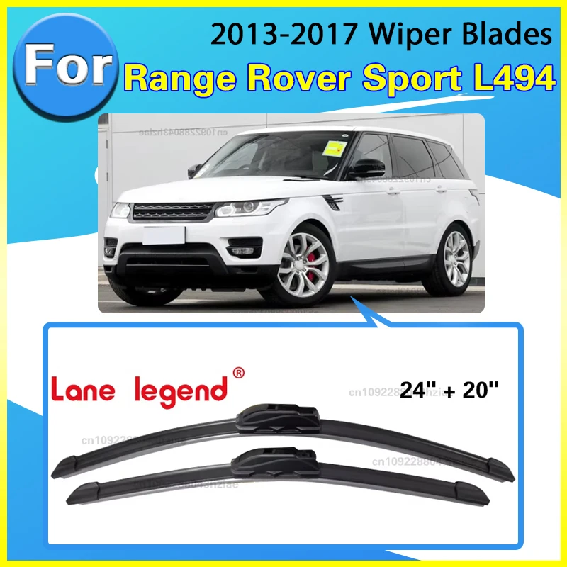Für Land Rover Range Rover Sport L494 2013 ~ 2017 Front Wischer Klingen Set Fenster Windschutzscheibe Windschutz Pinsel Reinigung zubehör