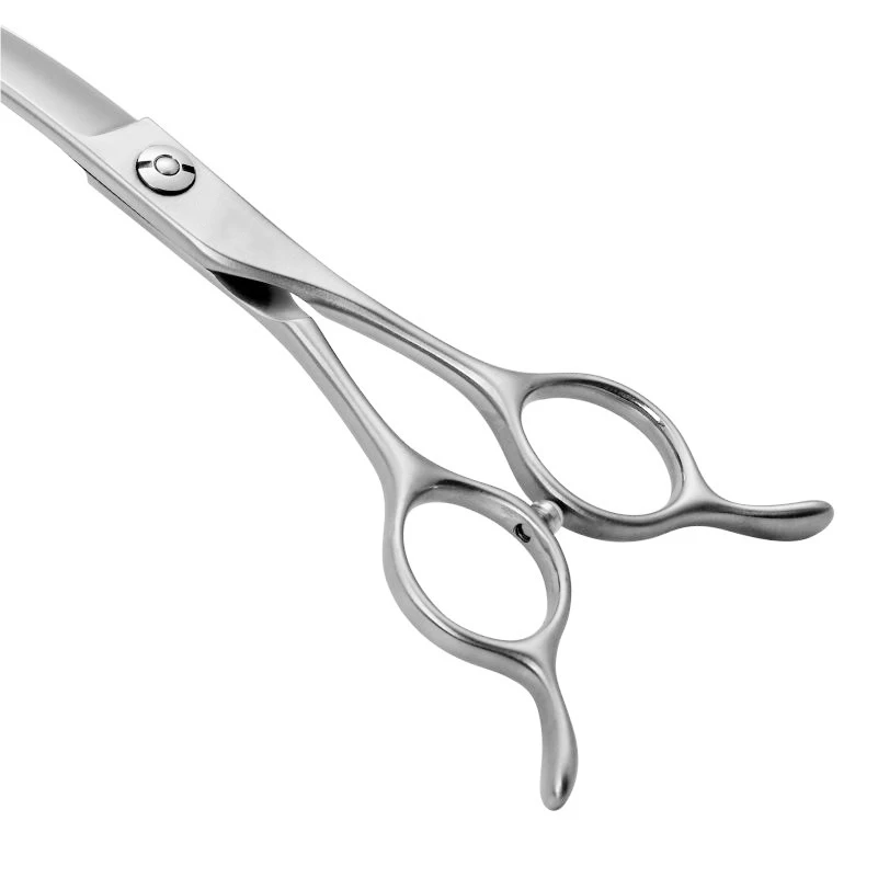 Imagem -06 - Pet Grooming Scissors Grande Curved Scissors para Groomer Dog Beleza Shears Profissional