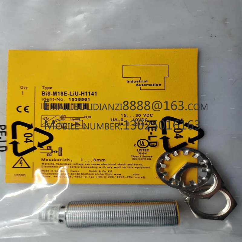 

The brand-new original sensor BI8-M18E-LIU-H1141 BI8-M18-LIU-H1141 One year warranty in stock
