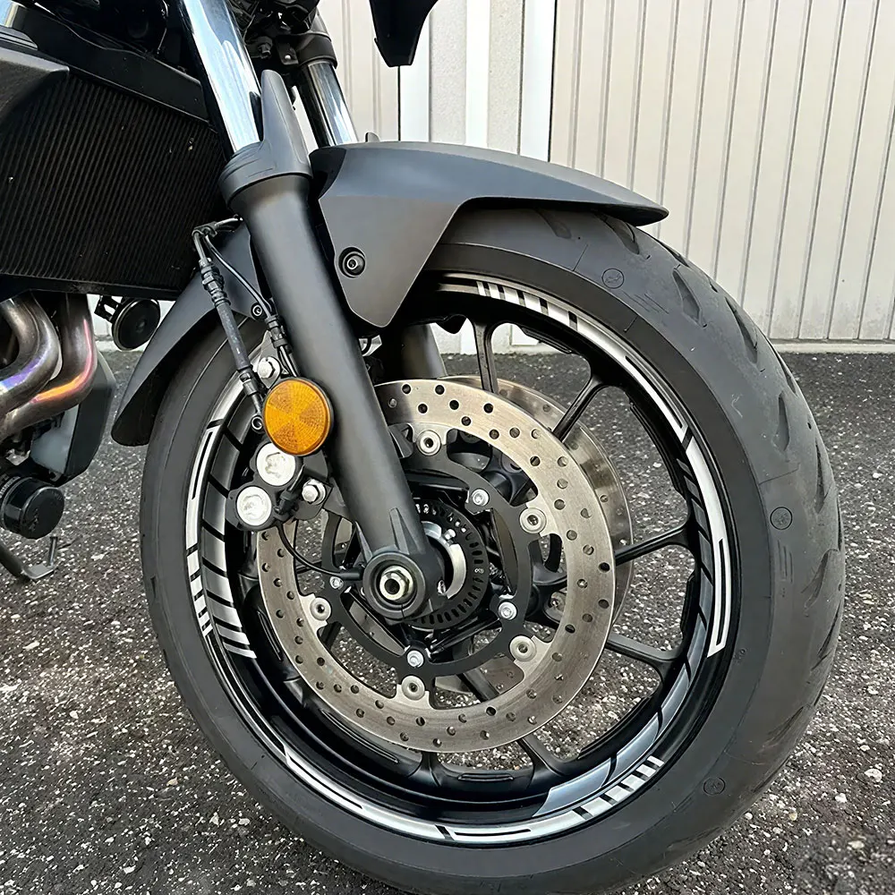 

Motorcycle Wheel Reflective Trim Sticker 18-21 inch Tire Night Safety Decoration Decal Strips Car Bicycle motorbike Accessories