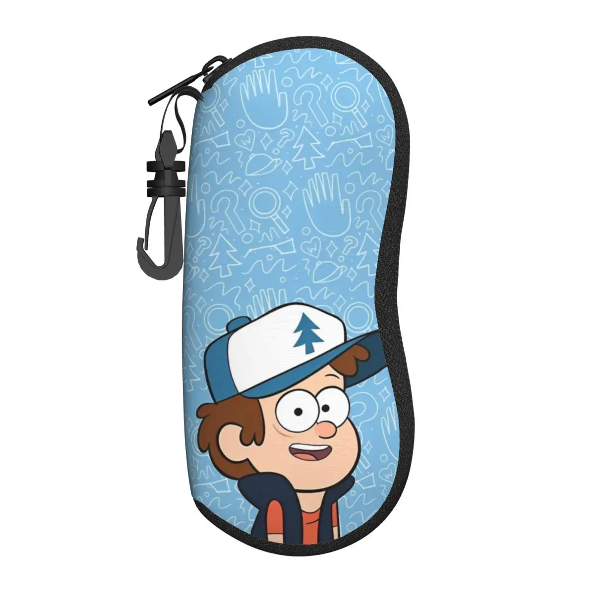 Cartoon Gravity Falls Dipper Glasses Case Men Women Waterproof Glasses Box Print Eye Contacts Case