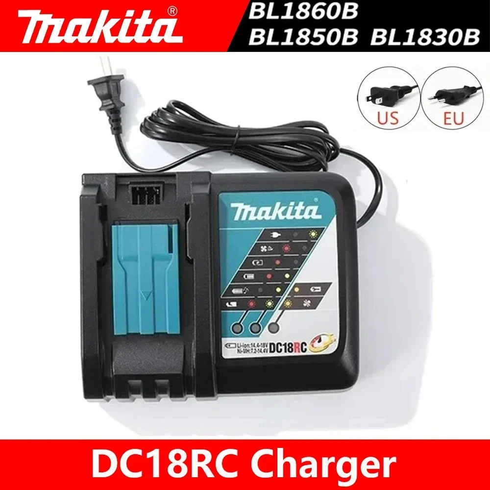 Original Makita 6Ah/5Ah/3Ah for Makita 18V Battery BL1830B BL1850B BL1850 BL1840 BL1860 BL1815 Replacement Lithium Battery