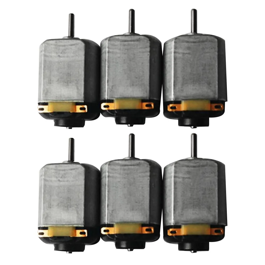 AS96 10 Pcs Mini 130 DC Motor Strong Magnetic Brushed Electric 25000 RPM Cars Toys Electric Motor, DIY Remote Control Toy