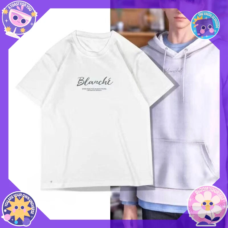 

Heavyweight Cotton Shen Xinghui T-Shirt - Love and Deep Space Fan-Made Oversized Otaku Short Sleeve women clothing tops