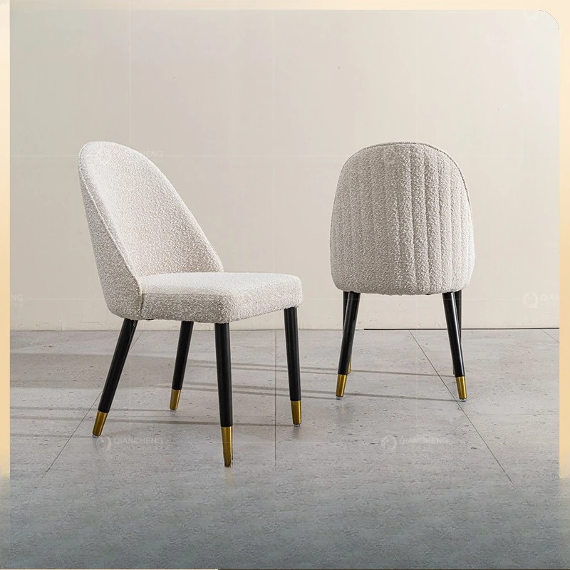

Light luxury Home high-end hotel banquet chair with 2025 new dining table