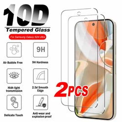2Pcs Glass For Google Pixel 9 Pro XL Full Coverage Tempered Glass On For Pixel 9 8 Pro 8A 7 7A 6 6A 5G Screen Protector HD Film