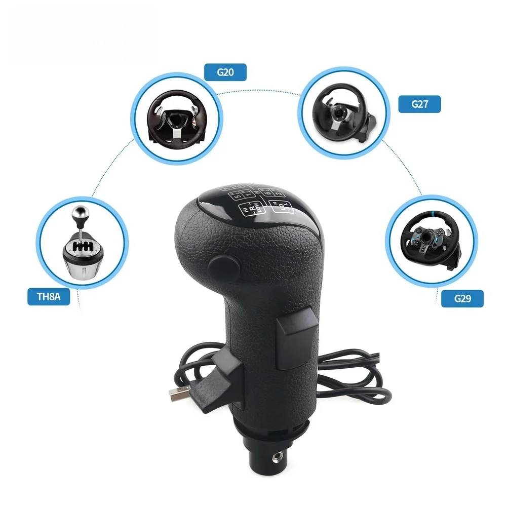 For Truck Simulation Fans USB for shifter Knob Truck Driving Accessory Truck Simulation High Low Gear Switch Sensitive Operation