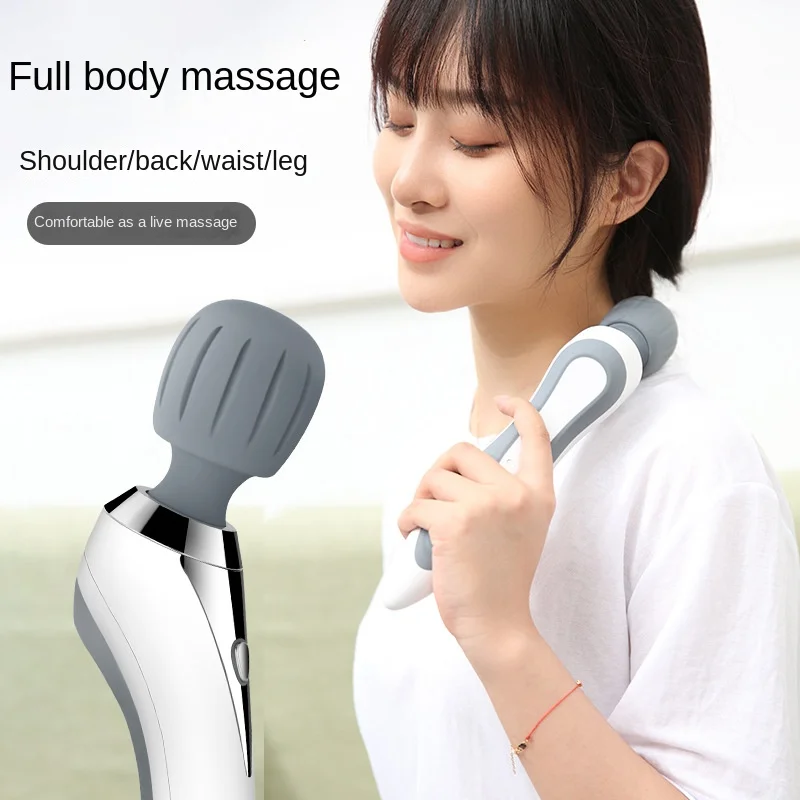 Small Electric Massage Hammer Kneading Vibration Massager Rechargeable Multi-function Handheld Massager