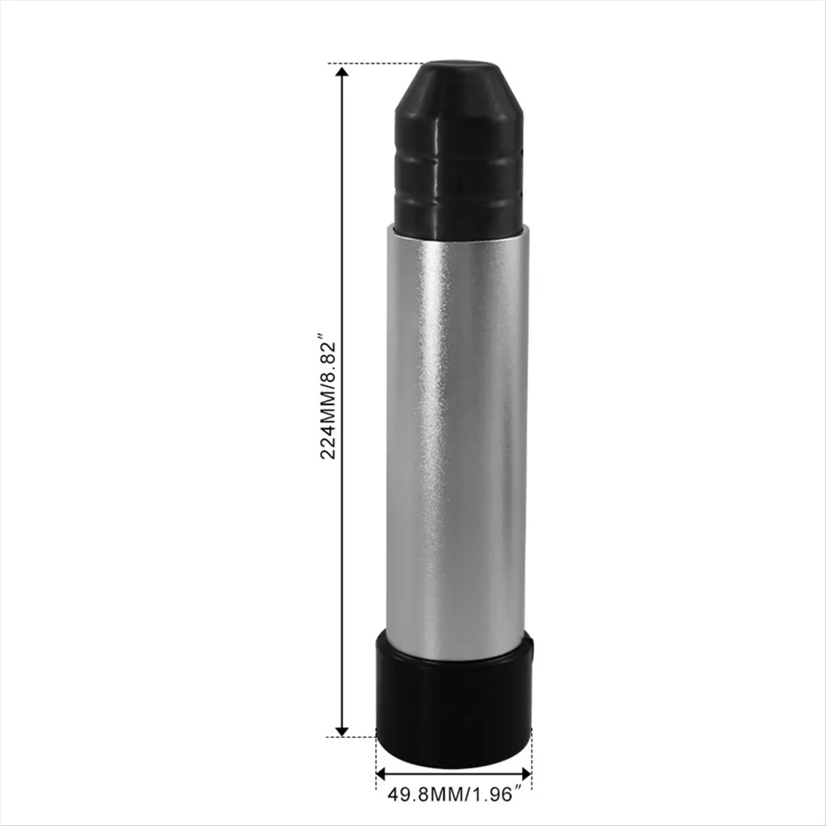 #15N stabilizer,2PCS Outboard Transom Saver Rubber Boat Motor Transom Support (Black & Silver)