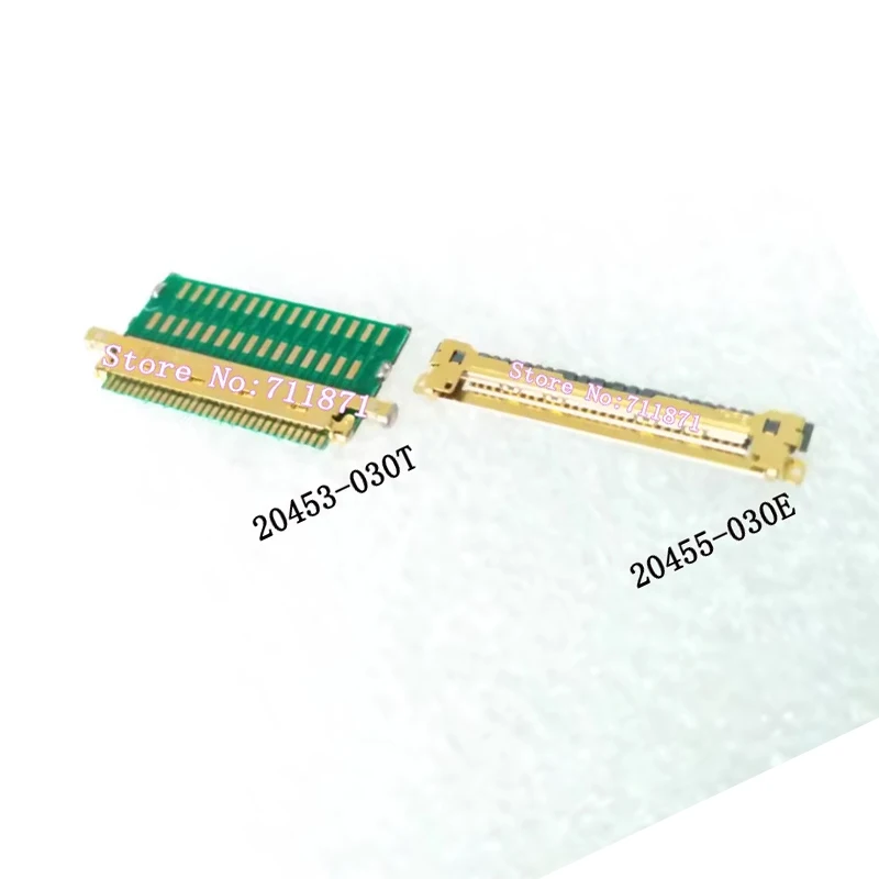 LVDS eDP 30Pin 20455-030E 20453-030T Adapter Connector 30Pin screen cable Welded connector Socket 30P EDP Connector Adapter