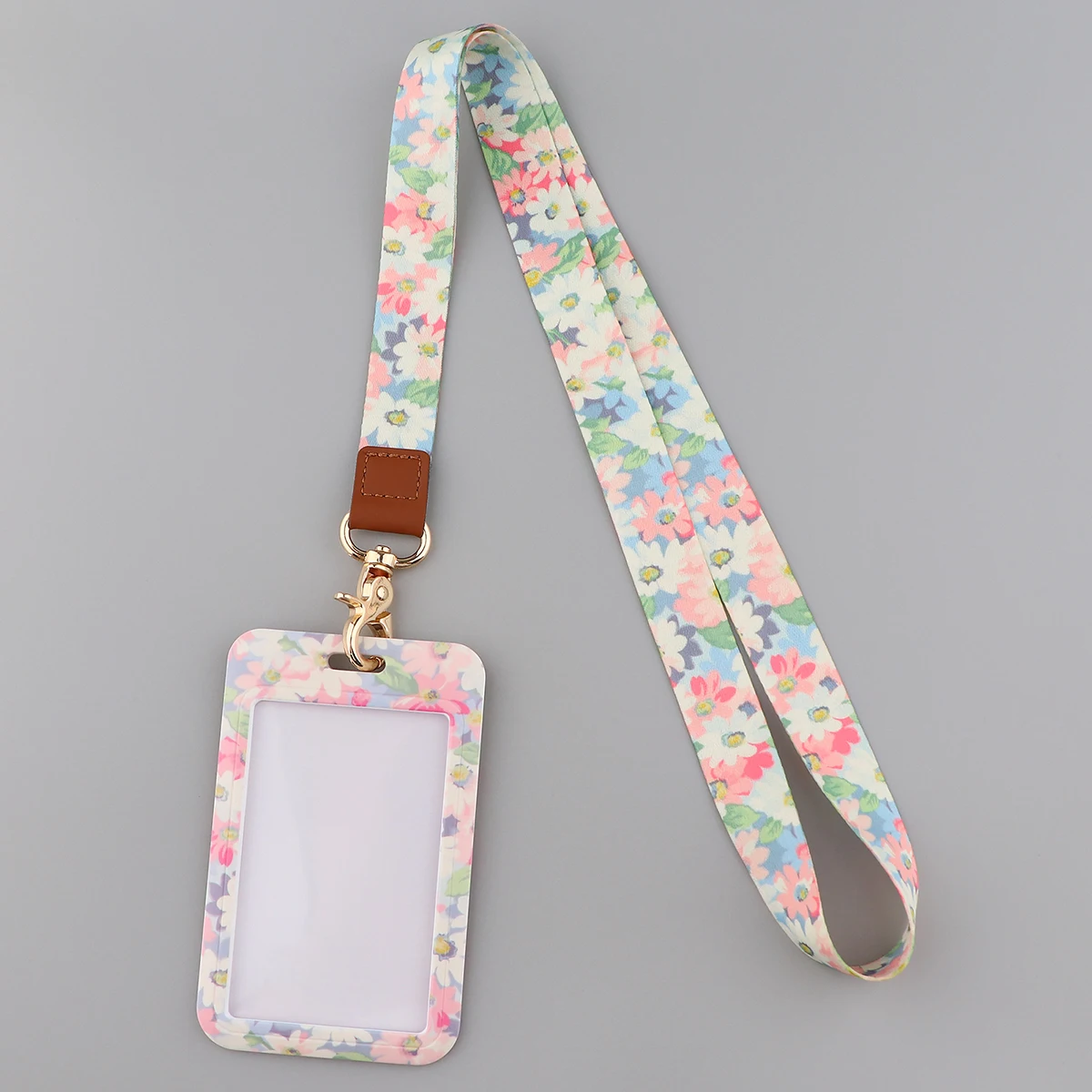 Small Leaves Neck Strap Lanyards for keys ID Card Gym Cell Phone Straps USB badge Holder DIY Phone Hanging Rope Flowers Lanyard