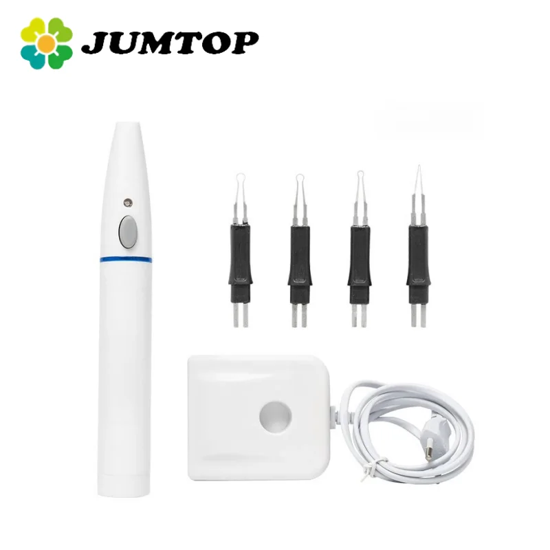 JUMTOP Dental Endo Gutta Heating Pen With 4 Tips Tooth Gum Cutter Gutta Percha Obturation System Endodontics Tool