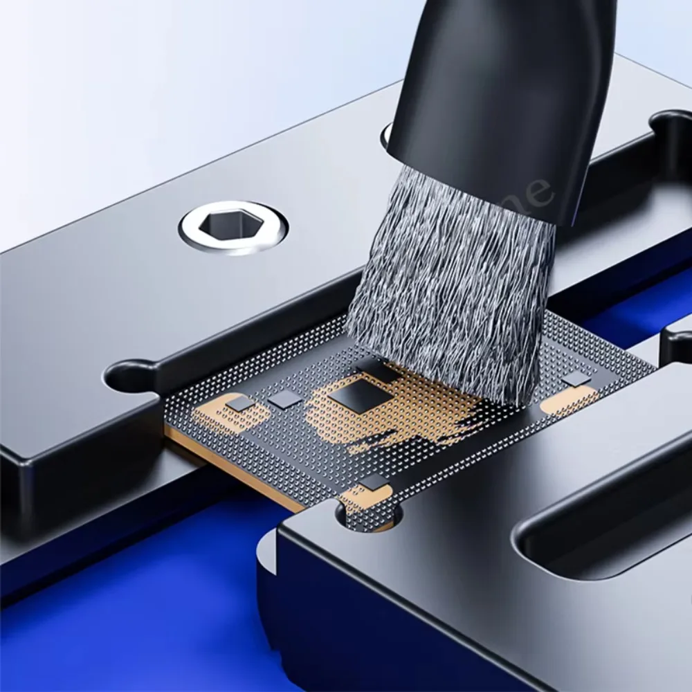 MECHANIC Master Steel Brush Anti-Static for Motherboard PCB IC Pad Cleaning Solder Oil Brush Mobile Phone Repair Tool