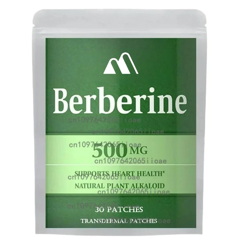 

30 Patches Berberine Transdermal Patches Healthy Immune System Heart Health