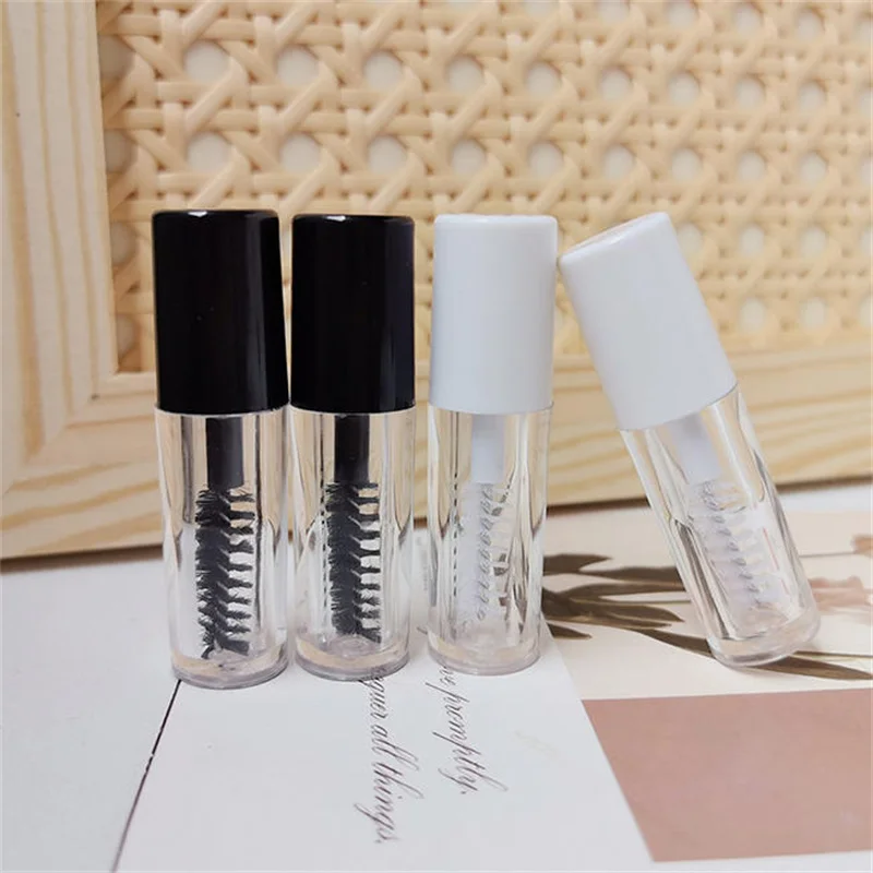 1/5/10/15/20PCS 1.5ML Waterproof Eyelash Raincoat Mascara Lash Glue Extensions Pointed Brush Styling Gel for Eye Makeup