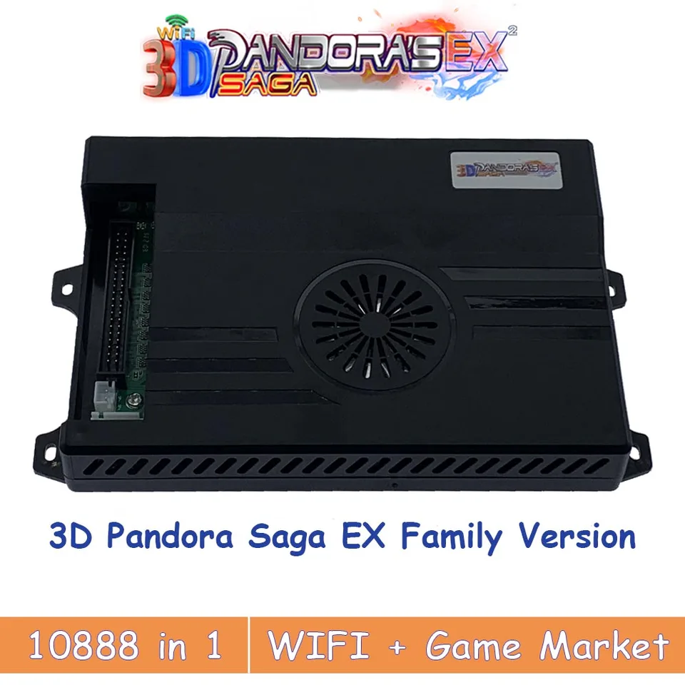 128GB 3D Pandora Saga EX2 Arcade Box 10888 in 1 DIY Kit Game