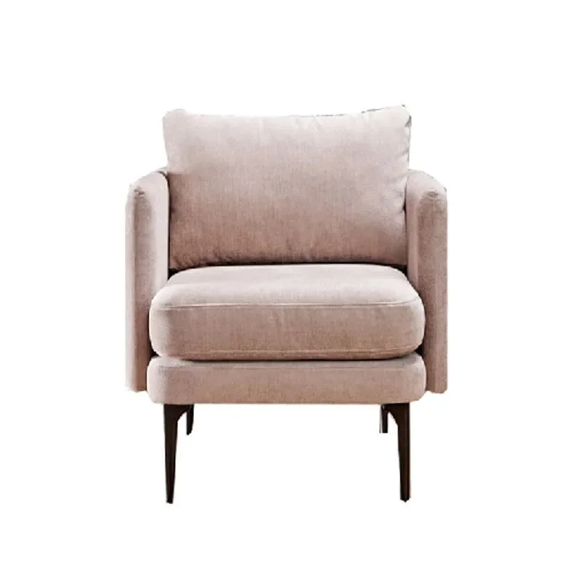 Simple and modern single sofa chair small apartment fully equipped household bedroom armrest leisure sofa balcony lazy