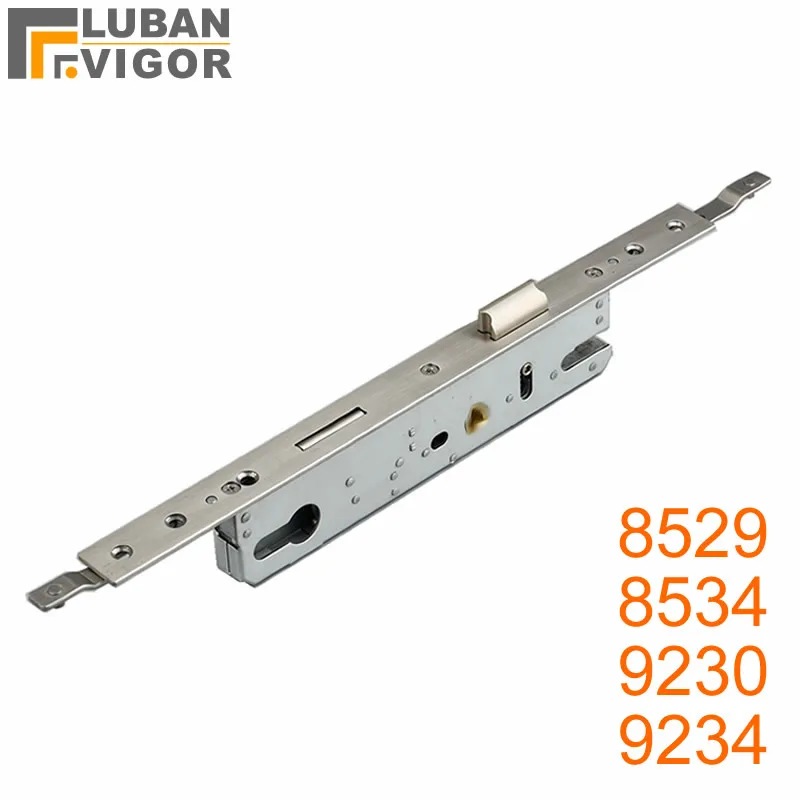 Aluminum alloy door lock body Multi-point lock body margin 8534 8530 9230 9234 lift handle  lock it  for 32mm lock cylinder