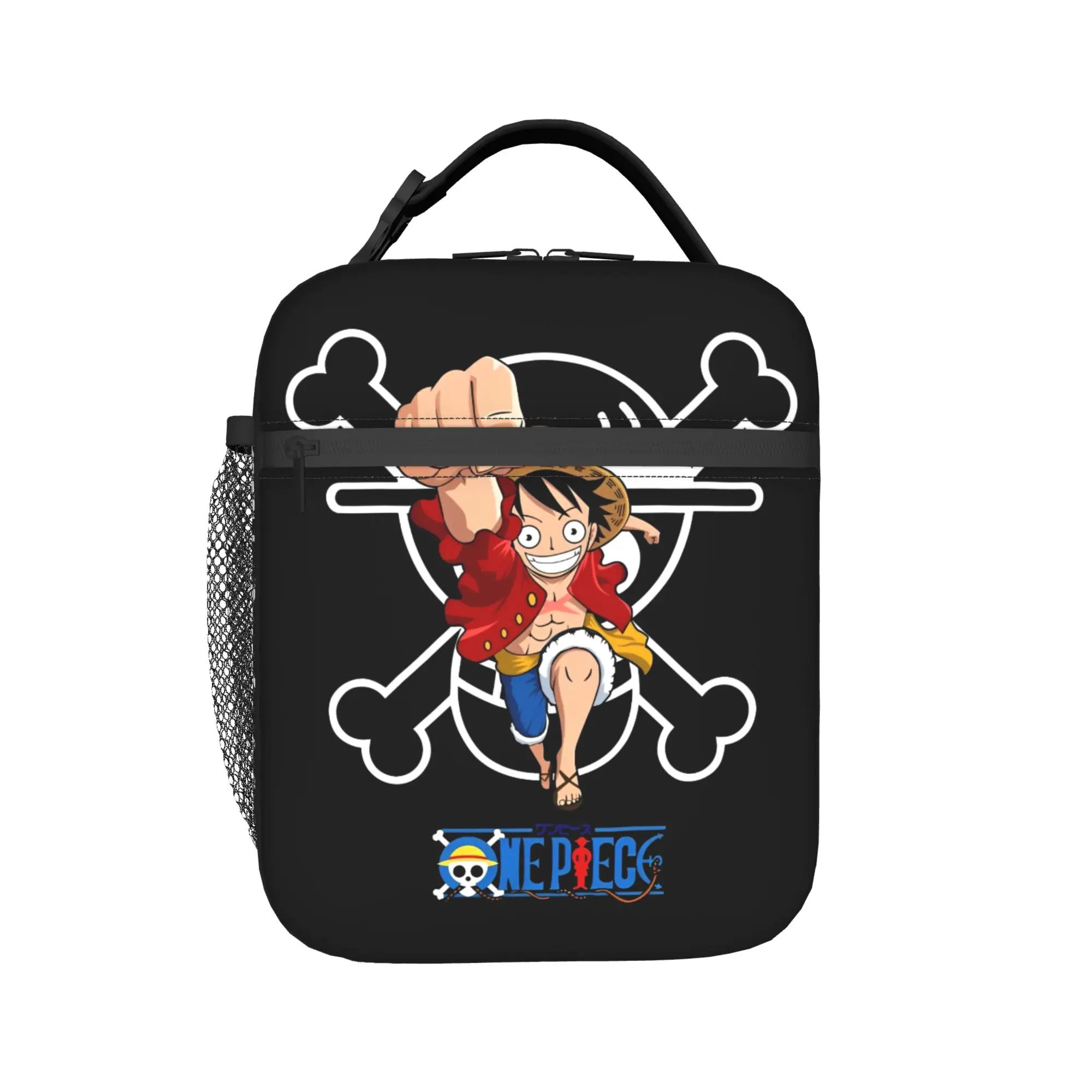 luffys o-one-piece-e zoro Insulated Lunch Bag for Men Women Food Container Portable Cooler Thermal Lunch Boxes For Travel