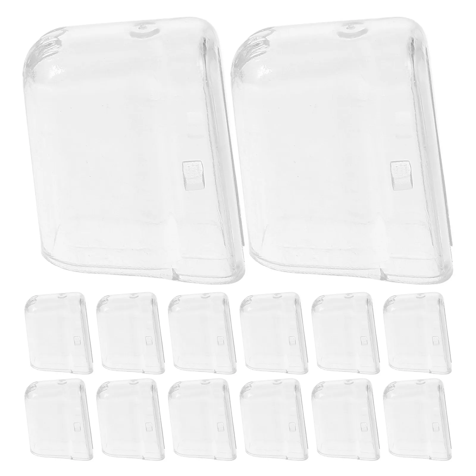 20 Stück transparente Zahnbürstenkopfschutzkappen-Abdeckung für Reisen und Heimgebrauch, manuelle elektrische Zahnbürstenabdeckung