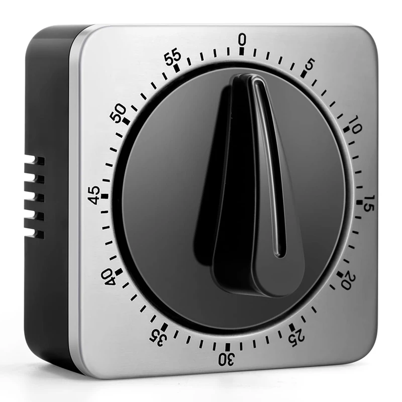 

Kitchen Timers For Cooking, Chef Cooking Timer Clock With Loud Alarm,Mechanical Desk Timer - No Batteries Required