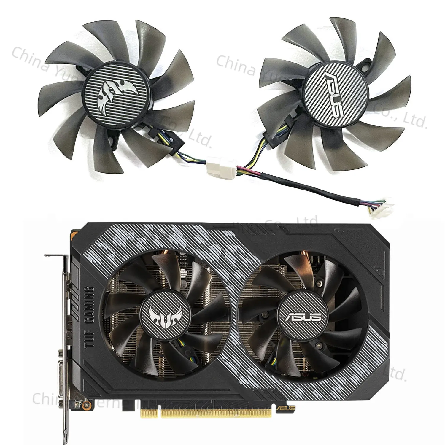 Вентилятор видеокарты RTX2060 GTX1660 GTX1650 для видеокарты ASUS TUF Gaming GTX 1650 1660 Super RTX 2060 FD8015U12S T129215BU Вентилятор видеокарты RTX2060 GTX1660 GTX1650 для видеокарты ASUS TUF Gaming GTX 1650 1660 Super RTX 2060 FD8015U12S T129215BU
