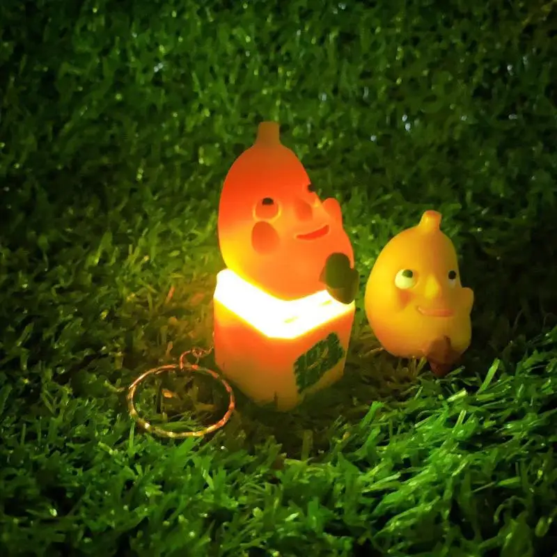 Cartoon-Bananen-Tastatur-Clicker Fidget-Spielzeug LED-Tastenkappe Schlüsselanhänger Stressabbau-Fingerspielzeug Entspannungsspielzeug – Detail 4