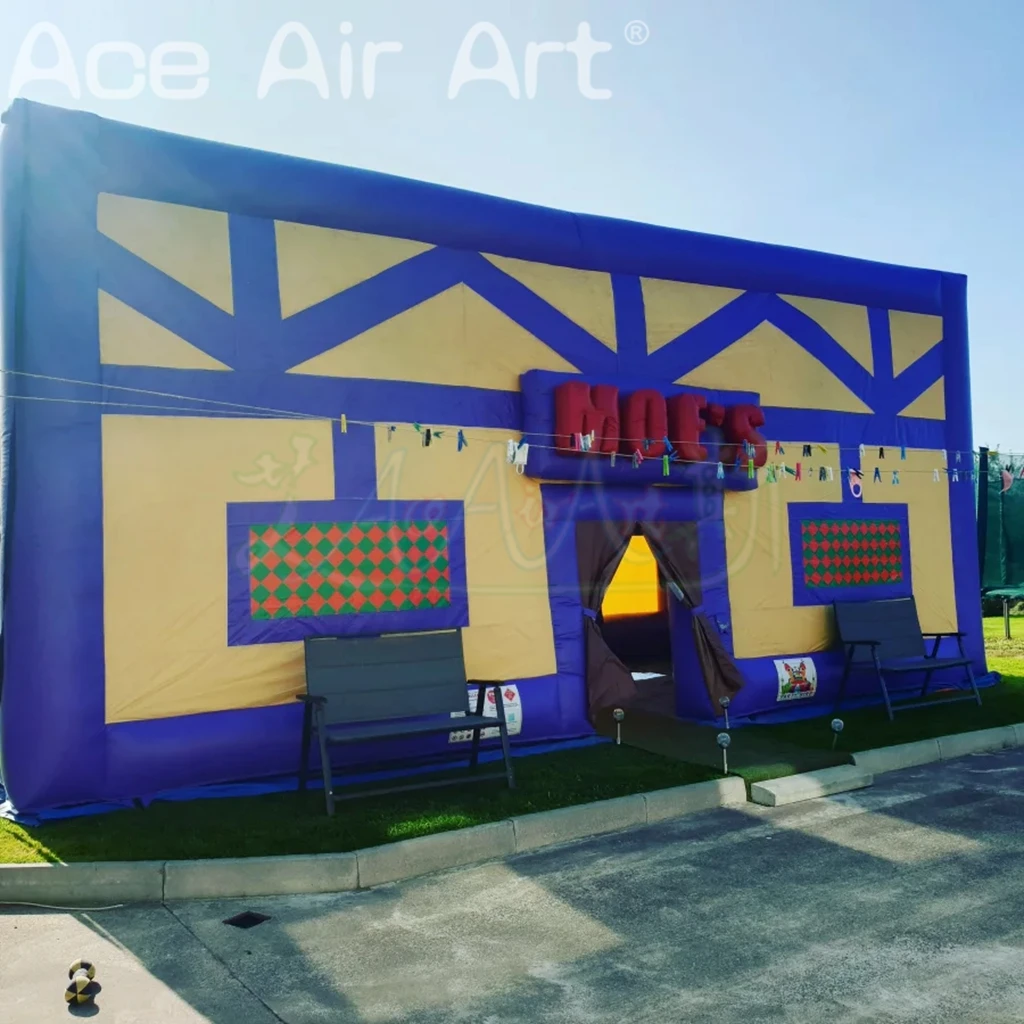 Commercial Grade Carnival Events Pop up Marquee Inflatable Cube Tent for Outdoor Party